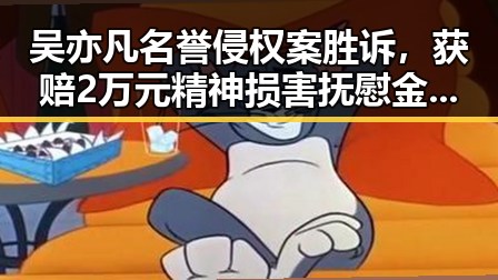 吴亦凡名誉侵权案胜诉，获赔2万元精神损害抚慰金引发关注